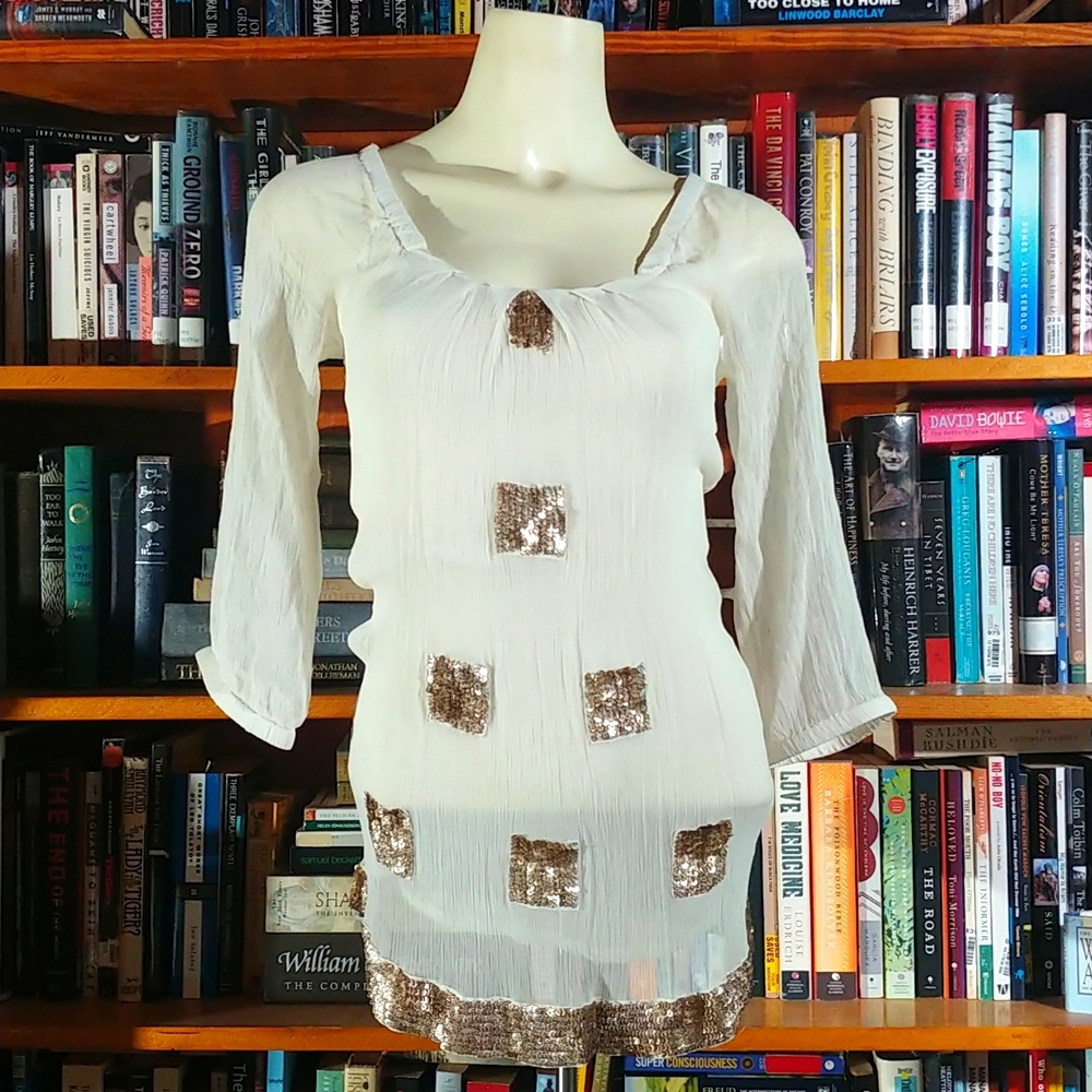 YOANA BARASCHI Sequin Top